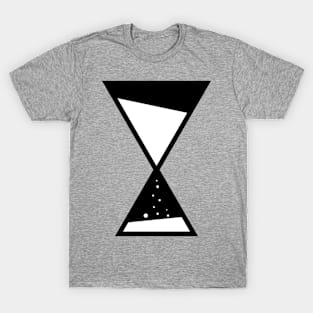 The sands of time abstract pattern with hourglass T-Shirt